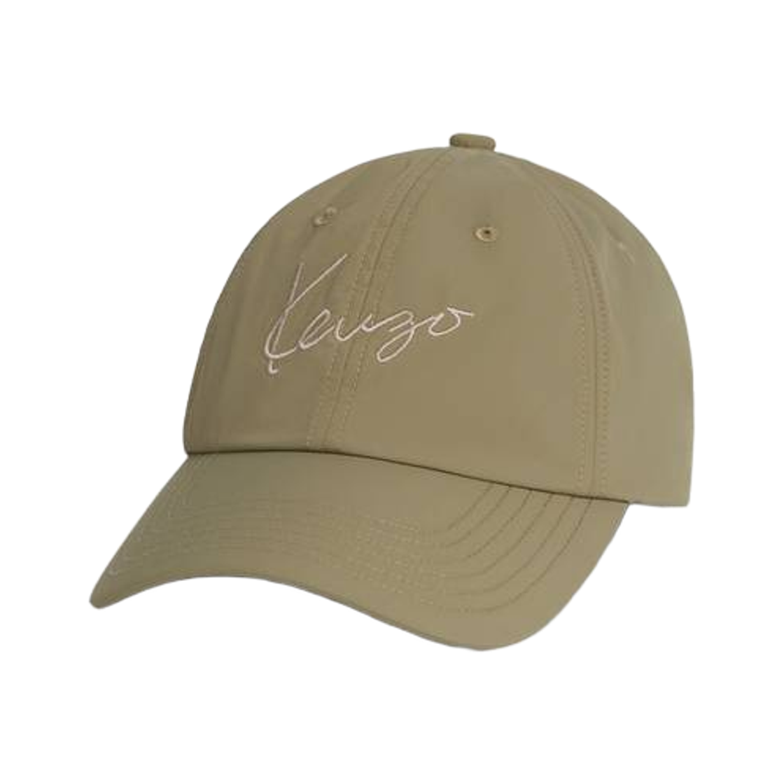 FG68AC101F30-50 Kenzo Signature Embroidered Cap Khaki