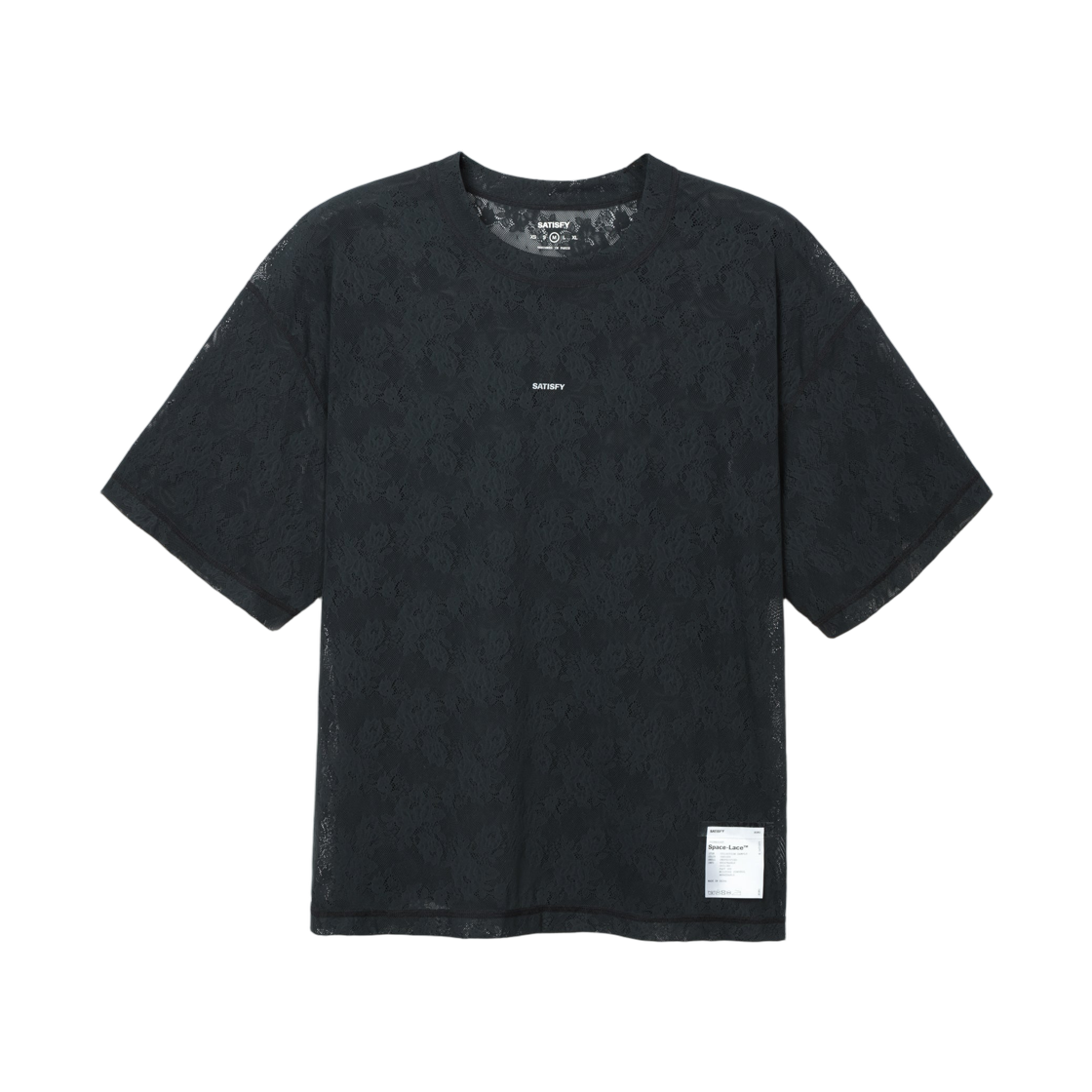 11084-00001 Satisfy Spacelace T‑Shirt Black
