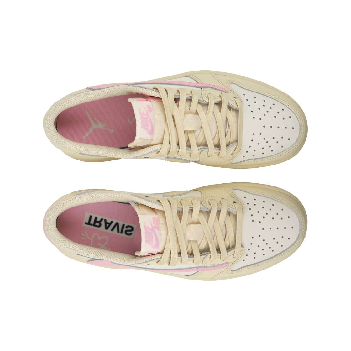 조던 1 x 트래비스 스캇 레트로 로우 OG SP 모슬린 샤이 핑크(Jordan 1 x Travis Scott Retro Low OG SP Muslin Shy Pink) - 5