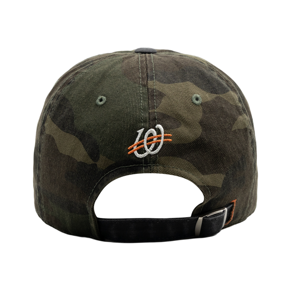 위얼드월드 위얼드 타워 워시드 카모 배색 볼캡(Weird World Weird Tower Washed Camo Color Block Ball Cap) - 4