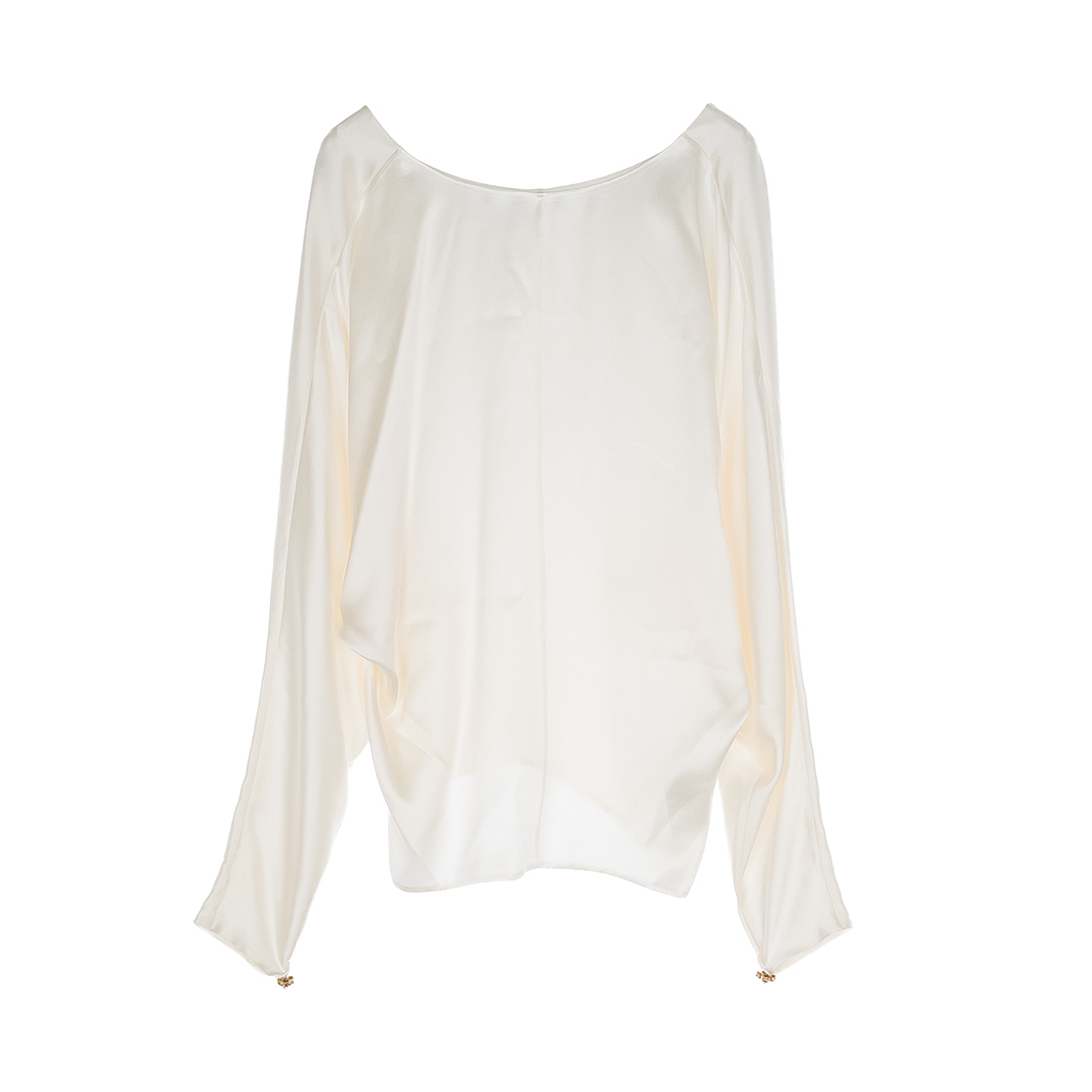 샤넬 20A 공방컬렉션 실크 블라우스 36 화이트(Chanel 20A Atelier Collection Silk Blouse White)
