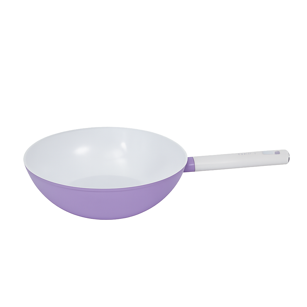 라헨느 더 퀸 포토프 퍼플 세라믹 IH WOK 28cm(Laheine The QweenPotaufeu Purple Ceramic IH WOK 28cm)