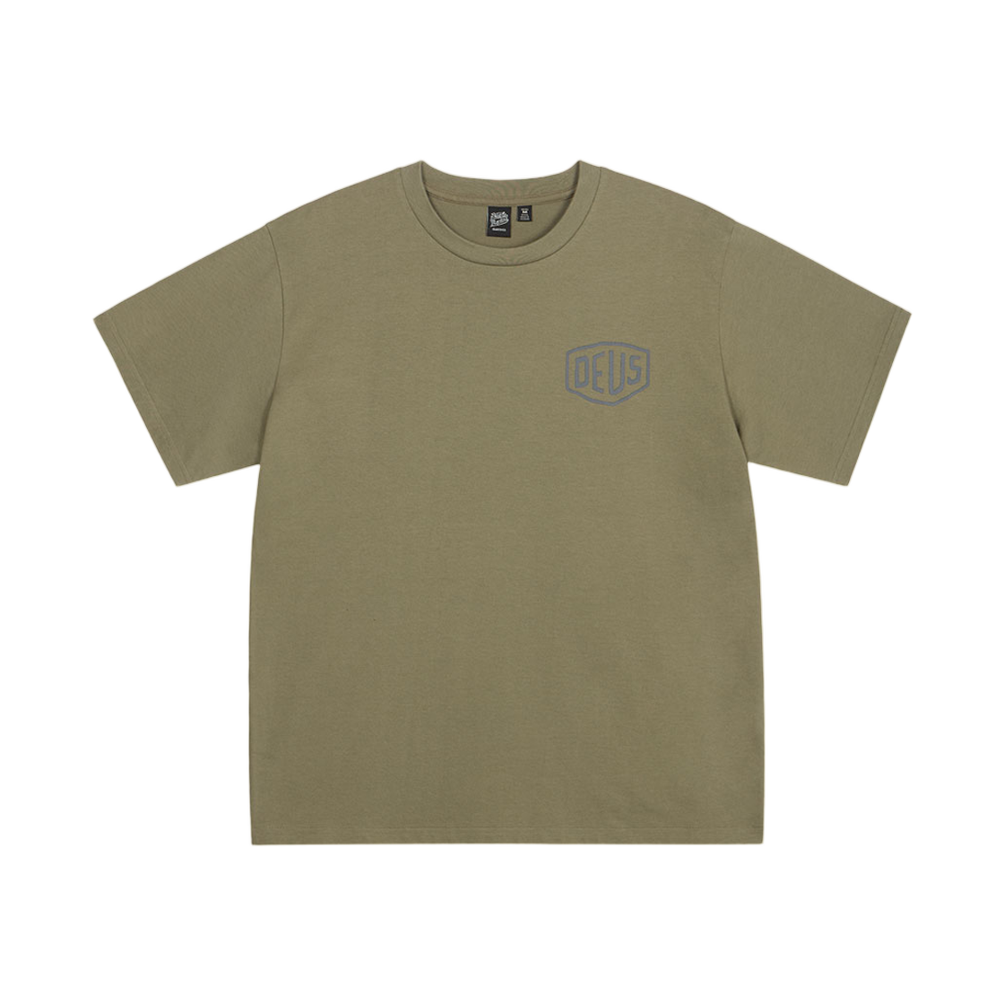 데우스 엑스 마키나 서울 컬리지 어드레스 티셔츠 올리브(Deus Ex Machina Seoul College Address T-Shirt Olive) - 2