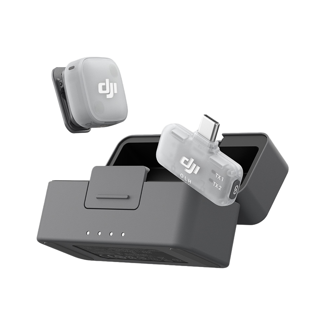디제이아이 마이크 미니 2 (1 TX + 1 Mobile RX + 충전 케이스)(DJI Mic Mini 2 (1 TX + 1 Mobile RX + Charging Case))