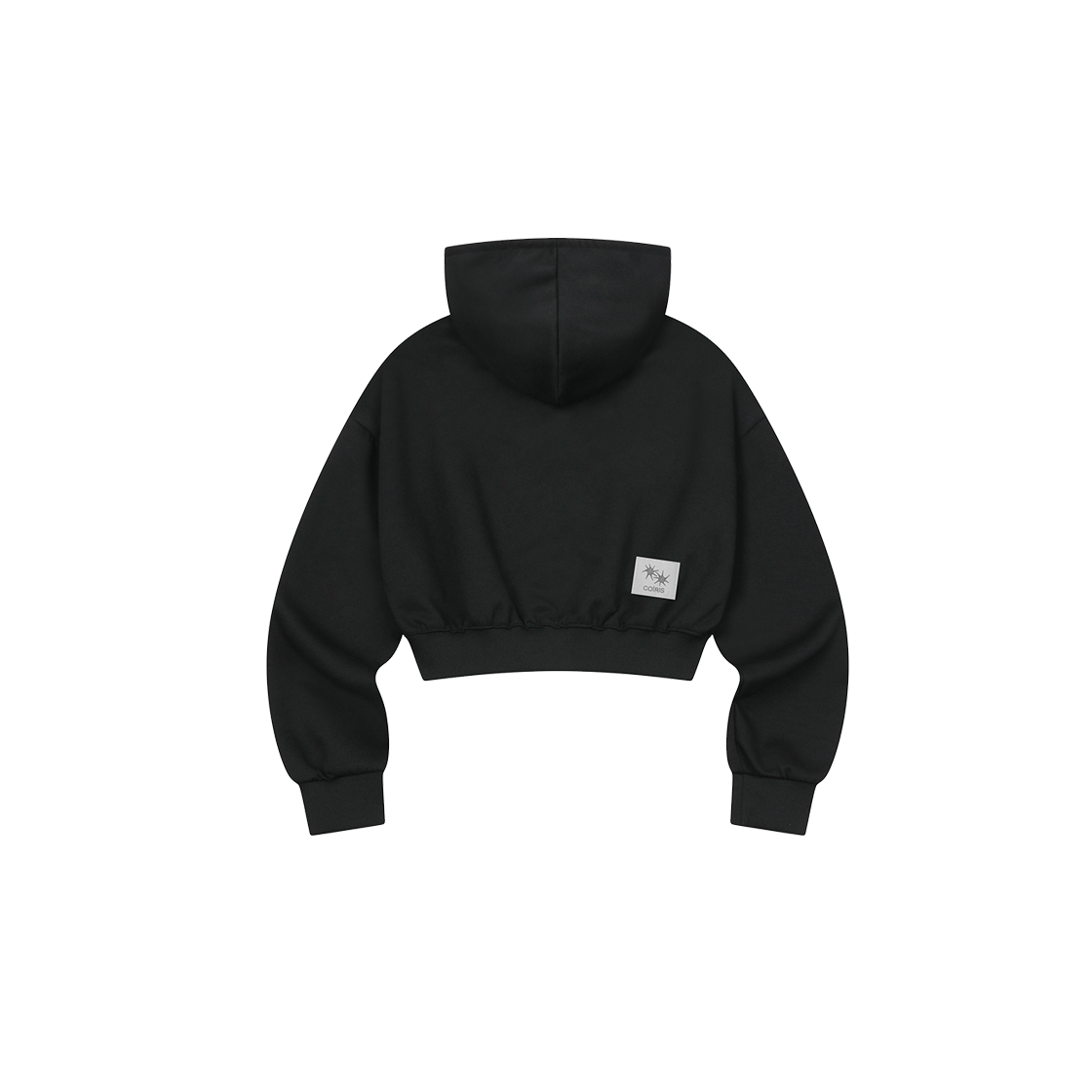 코이리스 아스토 크롭 후드 집업 블랙(Coiris Asto Crop Hood Zip-Up Black) - 2