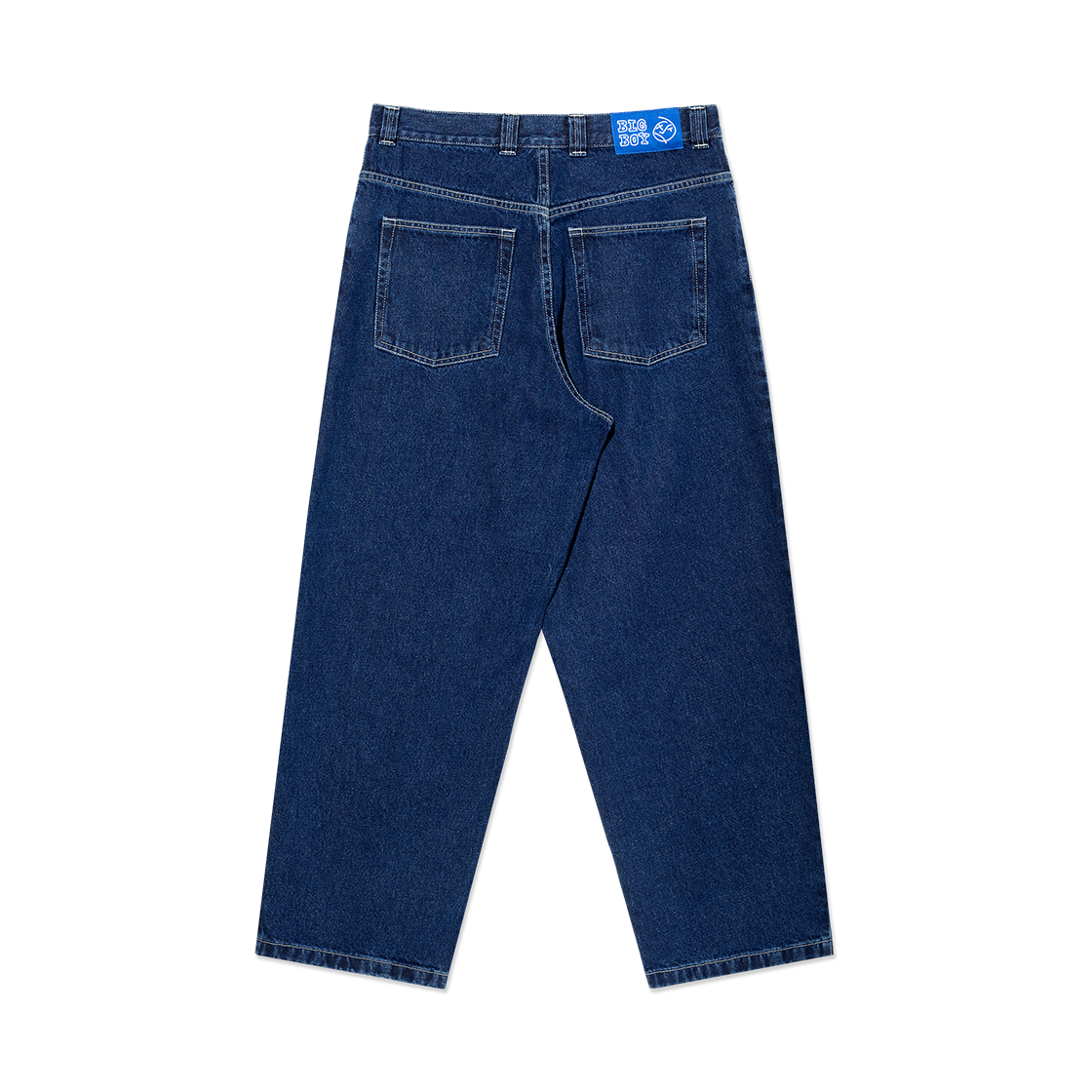 폴라스케이트 빅보이 팬츠 다크 블루/화이트 스티치(Polar Skate Co. Big Boy Pants Dark Blue w/ White Stitching) - 2