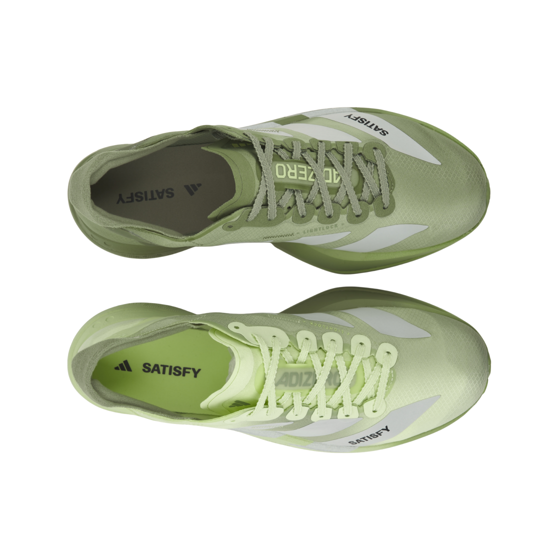 아디다스 x 새티스파이 아디제로 아디오스 프로 4 텐트 그린 매트 실버(Adidas x Satisfy Adizero Adios Pro 4 Tent Green Matte Silver) - 5