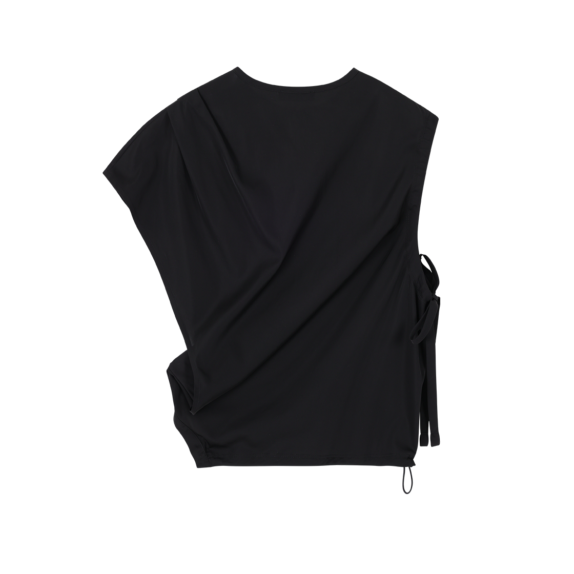 (W) 송지오 메타 슬리브리스 셔츠 블랙((W) SONGZIO Meta Sleeveless Shirt Black) - 2