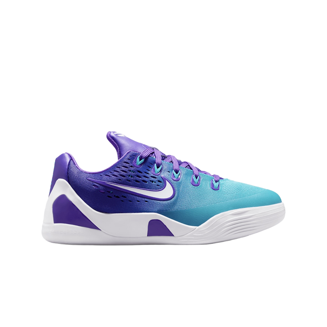 IM6641-500 (GS) Nike Kobe 9 Low EM Blue Lagoon and Fierce Purple