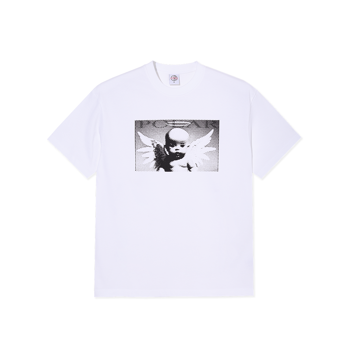 P000BLPT Polar Skate Co. Tee Baby Angel White