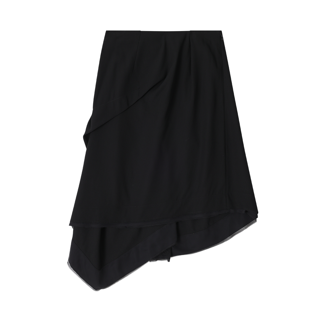 (W) 송지오 바이어스 다트 스커트 블랙((W) SONGZIO Bias Dart Skirt Black) - 2