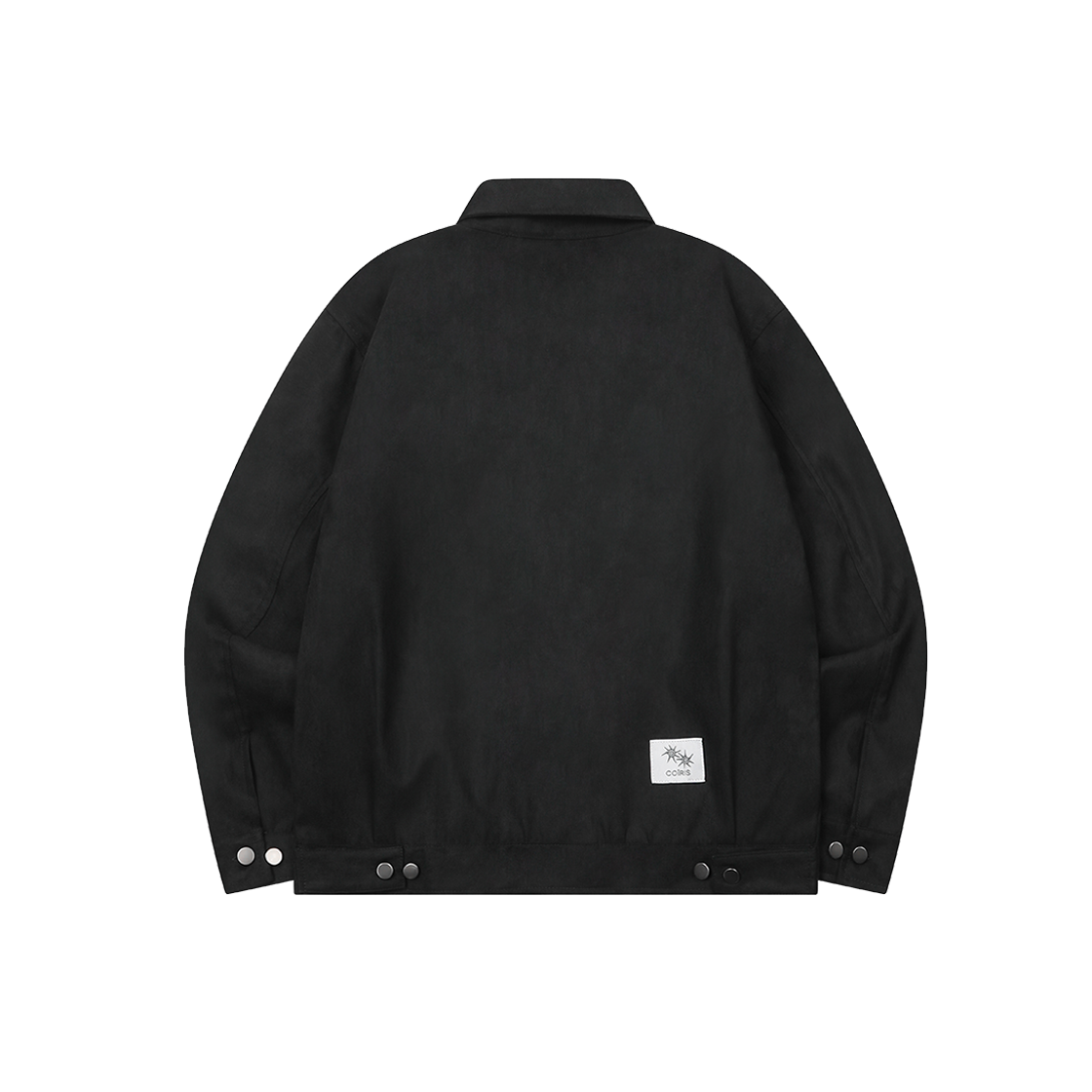 코이리스 엘리오 아일렛 투웨이 트러커 자켓 남녀공용 블랙(Coiris Elio Eyelet 2-Way Trucker Jacket Unisex Black) - 2