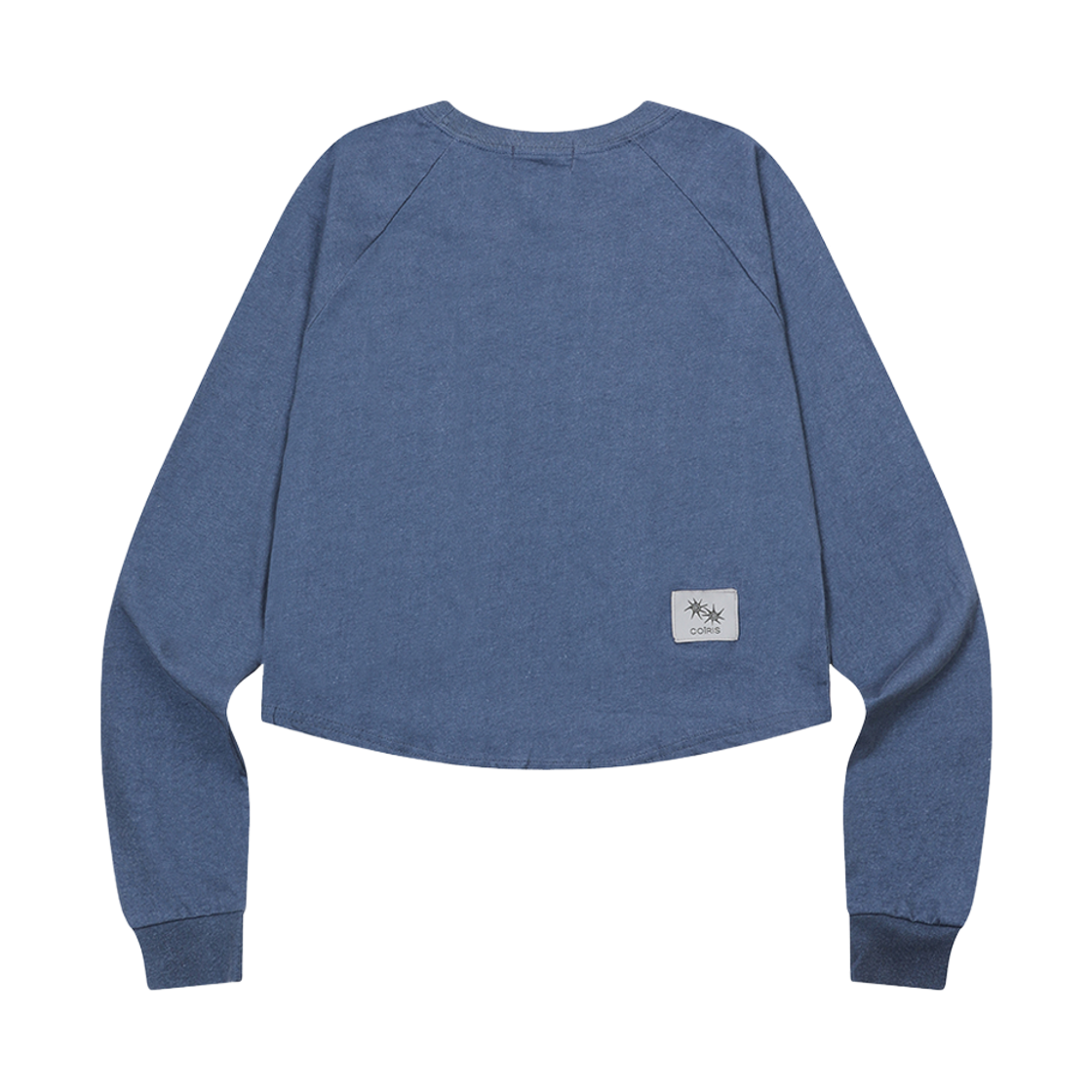 코이리스 다이론 피그먼트 나그랑 크롭 굴림 롱 슬리브 티 네이비(Coiris Dylon Pigment Raglan Long Sleeve T Navy) - 2