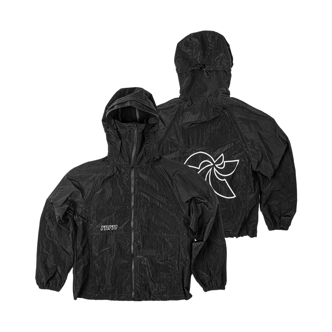알엔알엔 윈드브레이커 블랙 S(rnrn Windbreaker Black S)