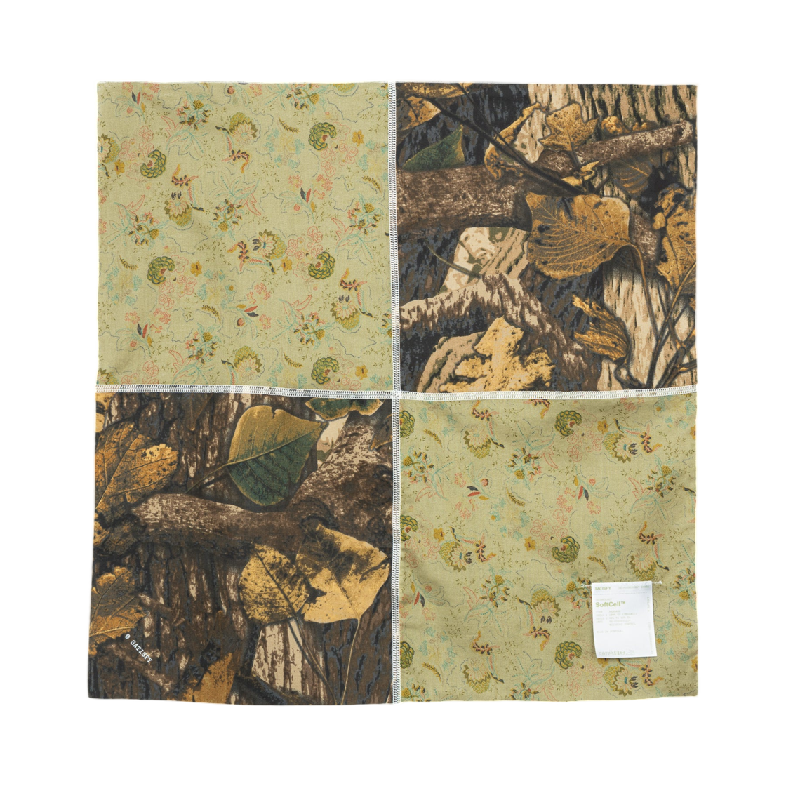 새티스파이 리포제스드 소프트셀 패치워크 반다나 카모 리브스(Satisfy Re‑Possessed Softcell Patchwork Bandana Camo Leaves) - 2