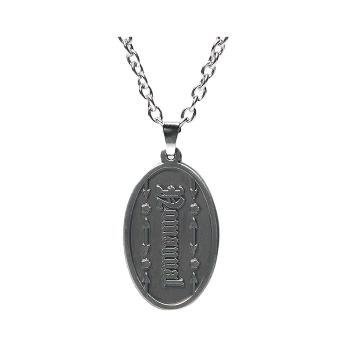 노매뉴얼 오벌 로고 넥클라스(NOMANUAL Oval Logo Necklace)