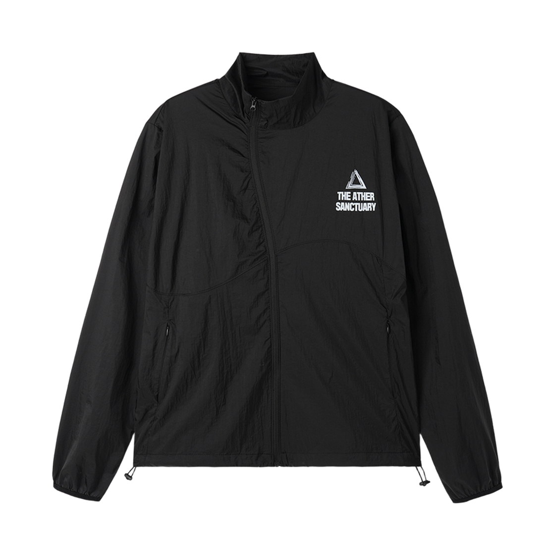 JACKET 001 THE ATHER SANCTUARY Ether Oblique Jacket Black