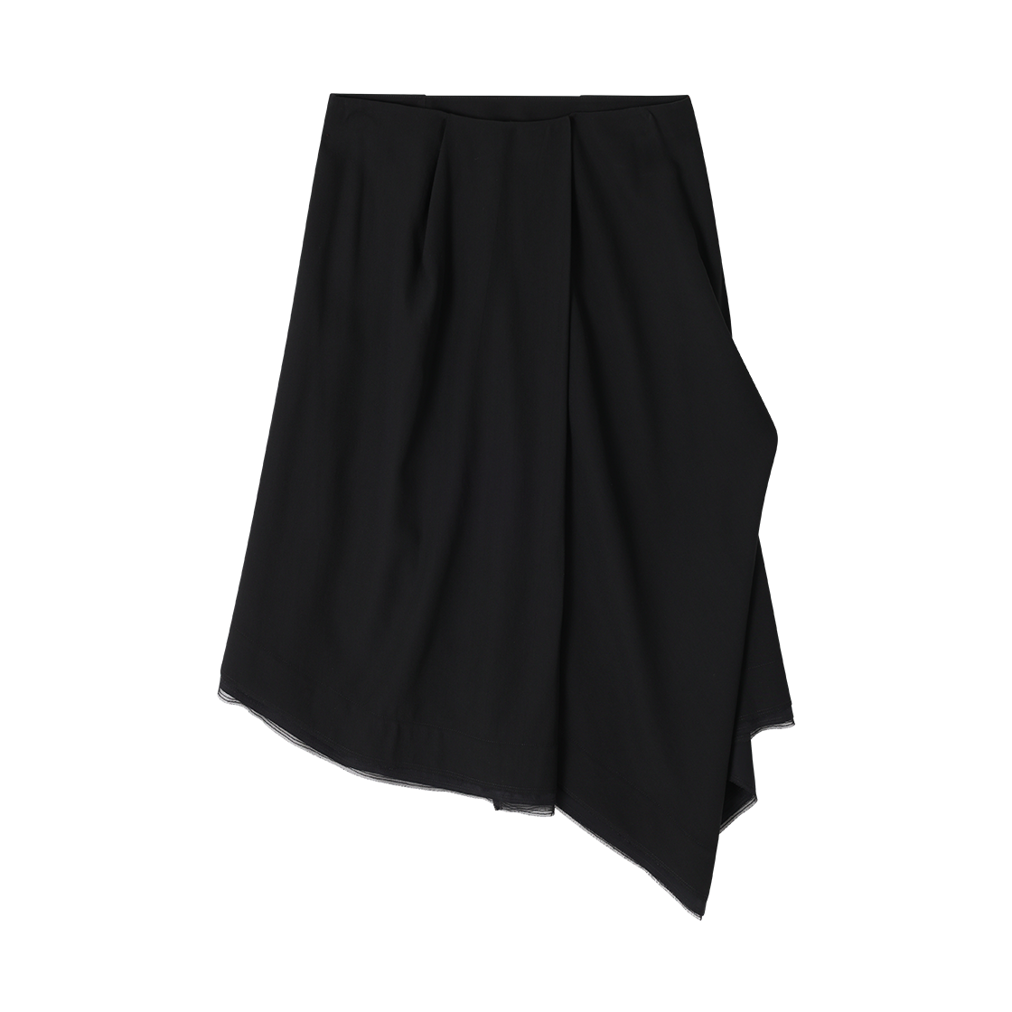 (W) 송지오 바이어스 다트 스커트 블랙((W) SONGZIO Bias Dart Skirt Black) - 1