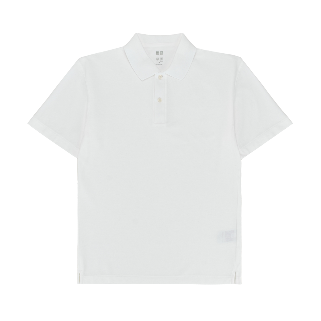 479724/482302-00 / 482302-00 / 475367-00 Uniqlo Airism Cotton Pique Polo Shirt White
