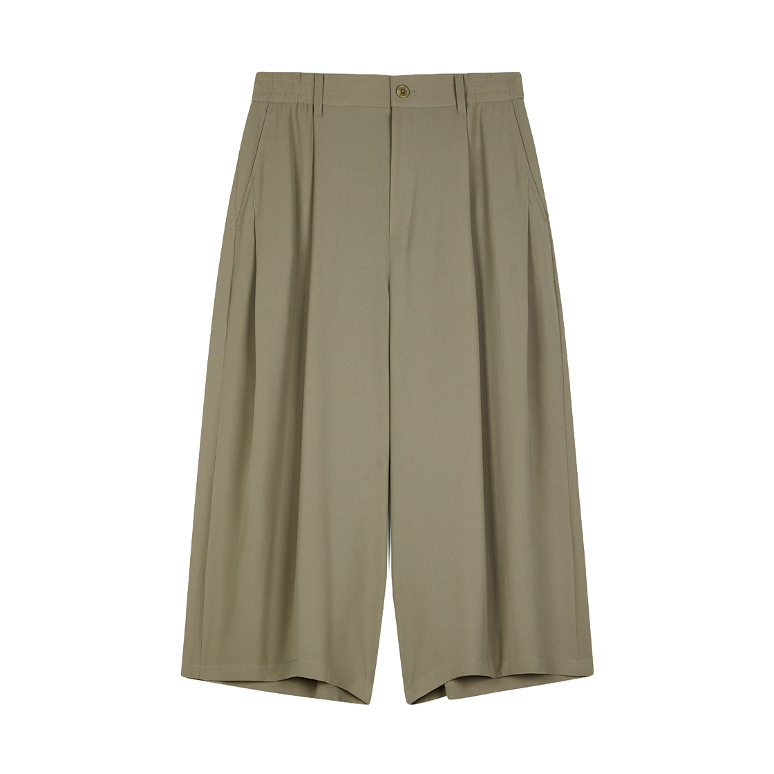 ZI3PT304BE ZIOSONGZIO Light Crop Wide Pants Beige