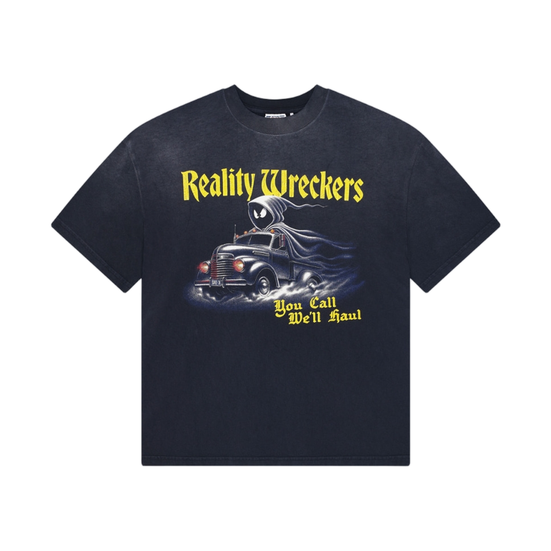 D264UTS718-099 / D262UTS731-099 Deus Ex Machina Death Wish Vintage T-Shirt Black