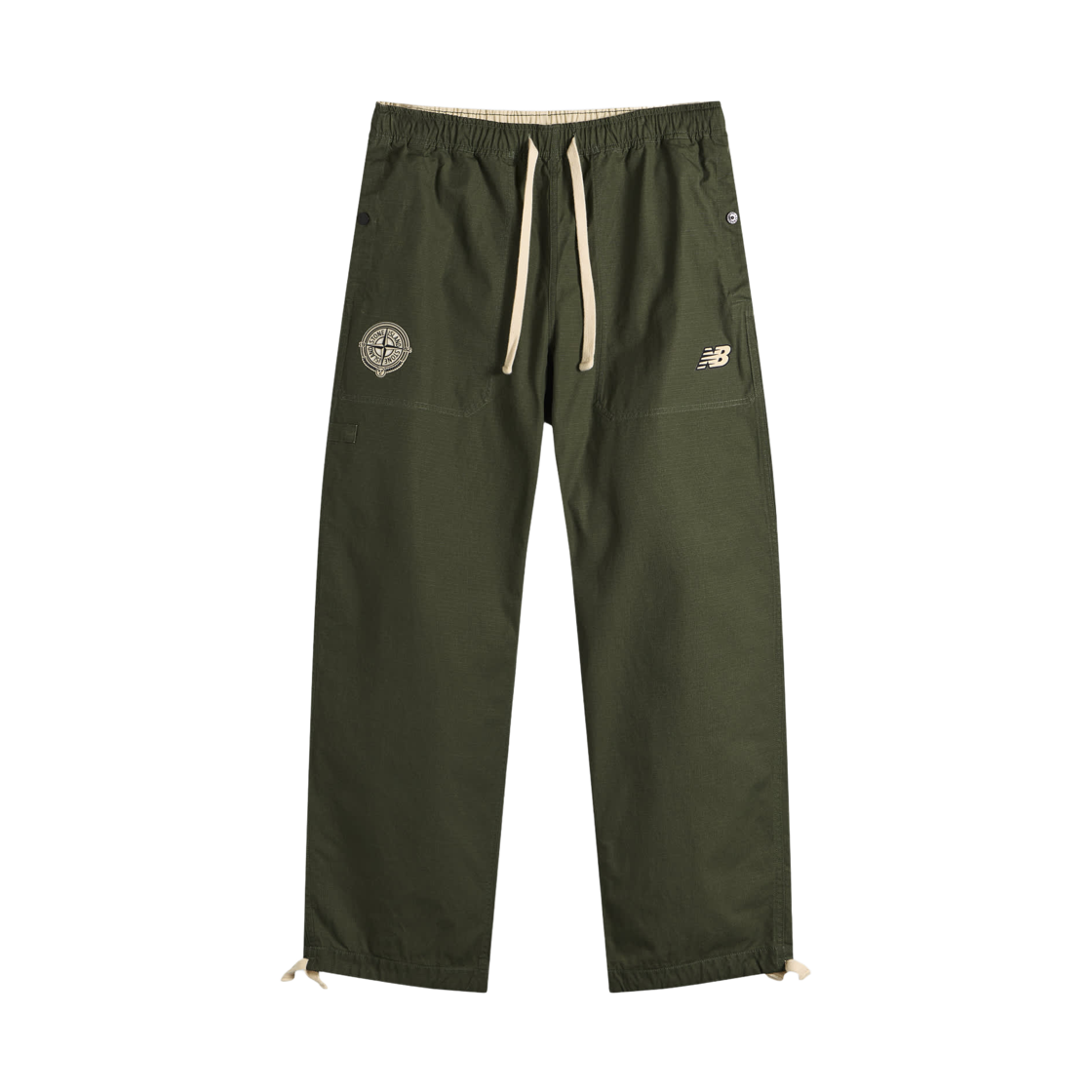 스톤 아일랜드 x 뉴발란스 3100001 루즈 리버시블 팬츠 주니퍼(Stone Island x New Balance 3100001 Loose Reversible Pants Juniper) - 1