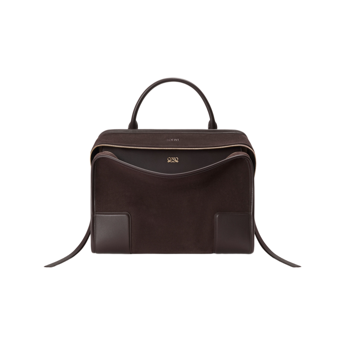 로에베 라지 아마조나 180 백 스웨이드 다크 체스트넛(Loewe Large Amazona 180 Bag in Suede Dark Chestnut) - 1