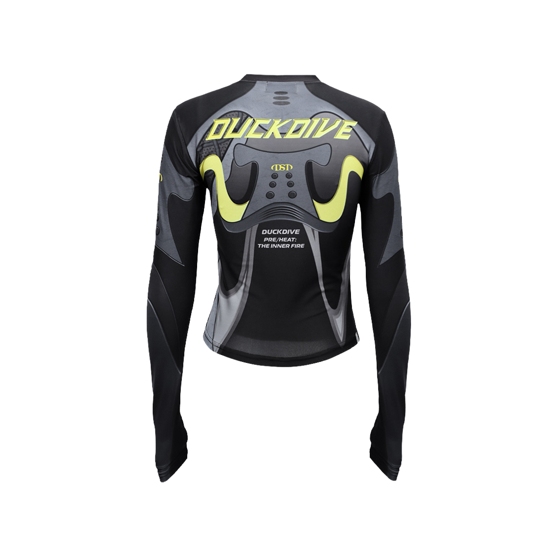 덕다이브 헬릭스 플로우 슬림 롱슬리브 블랙(DUCKDIVE Helix Flow Slim Long Sleeve Black) - 2