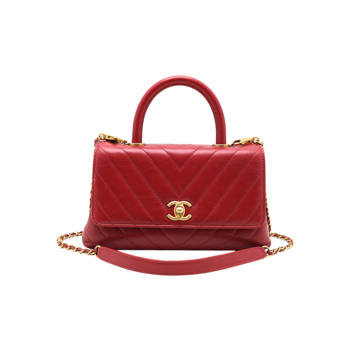 샤넬 코코 핸들 스몰 쉐브론 24번대(Chanel Coco Handle Small Chevron 24 Series) - 1