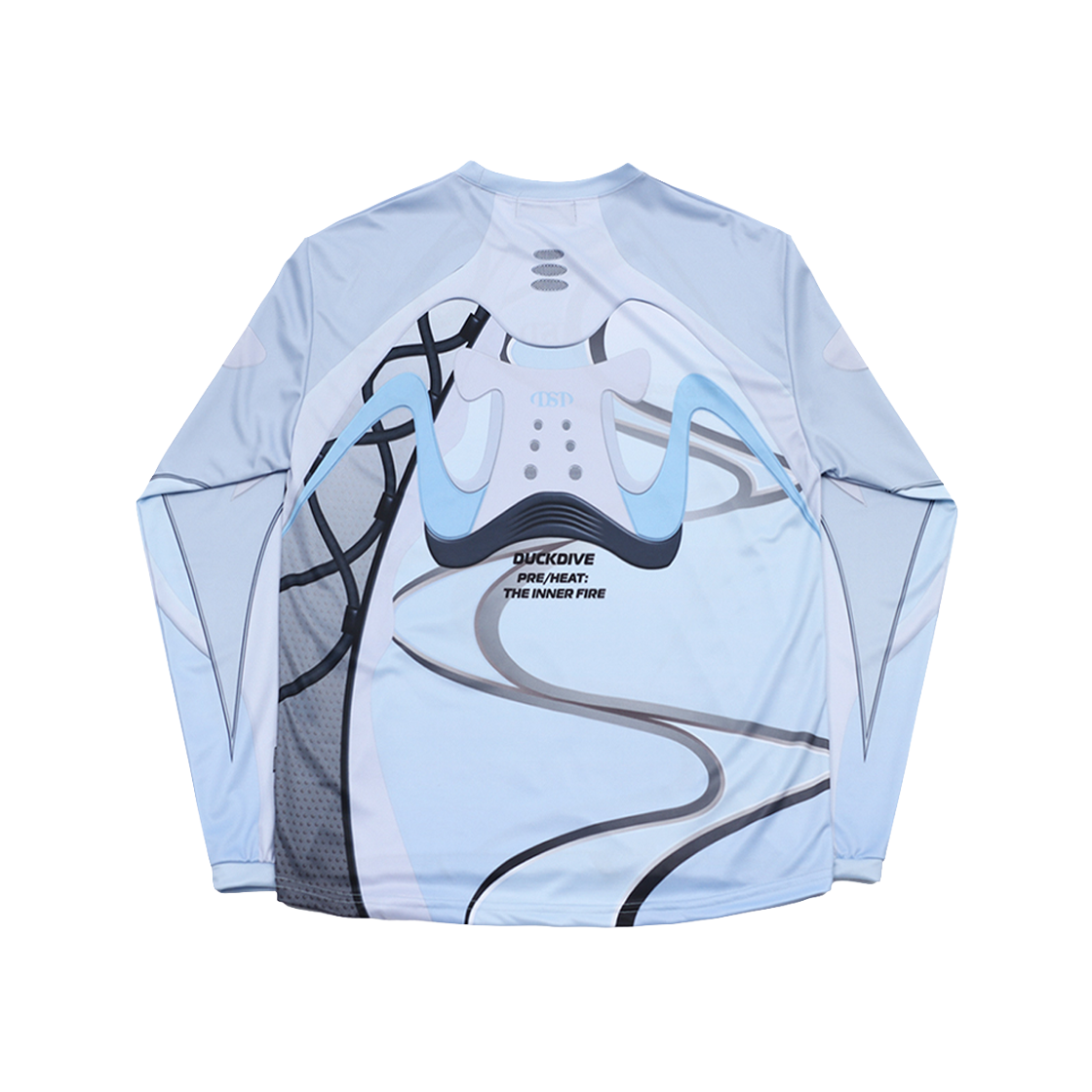 덕다이브 헬릭스 플로우 져지 롱슬리브 그레이(DUCKDIVE Helix Flow Jersey Long Sleeve Gray) - 2