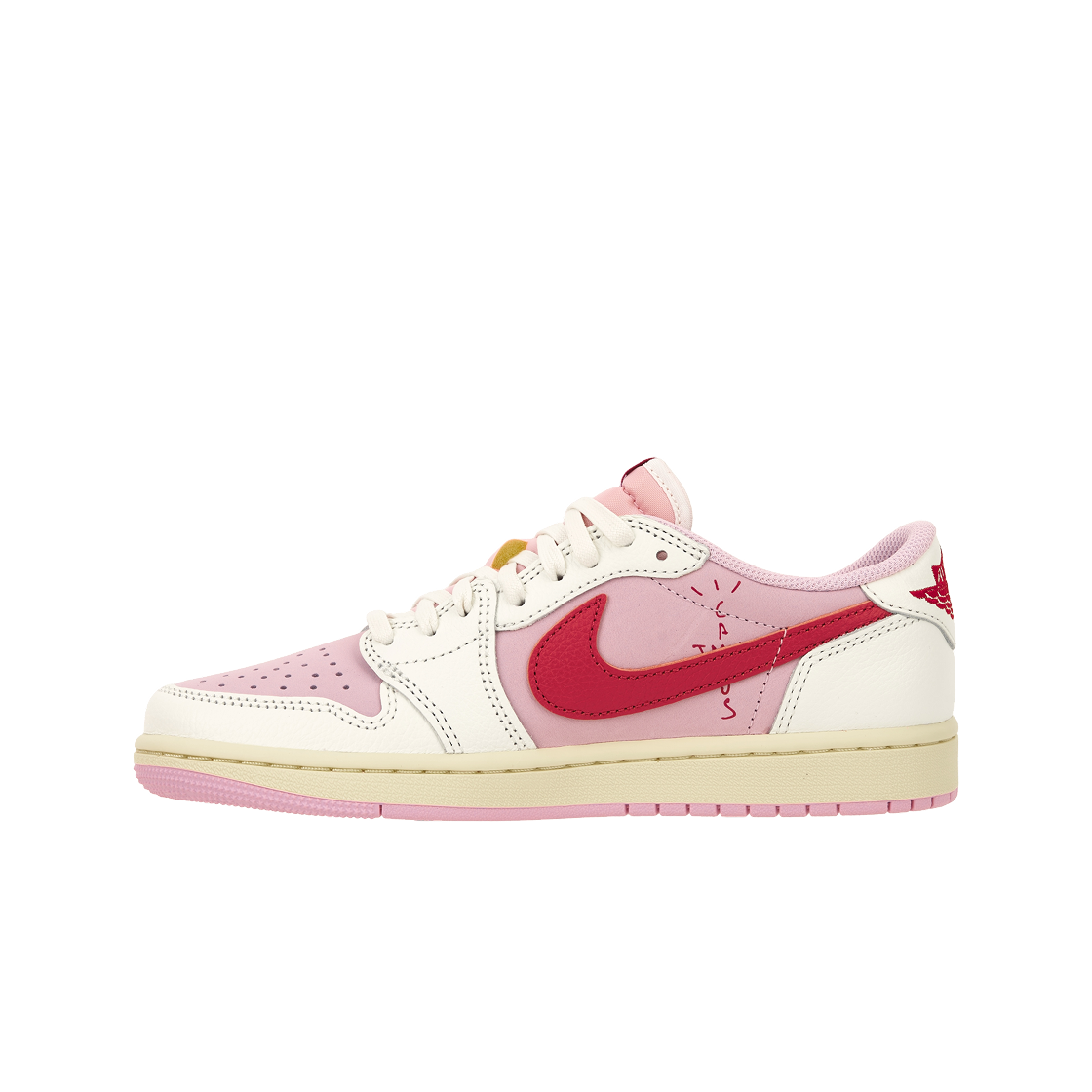 조던 1 x 트래비스 스캇 레트로 로우 OG SP 세일 트로피컬 핑크(Jordan 1 x Travis Scott Retro Low OG SP Sail Tropical Pink) - 3