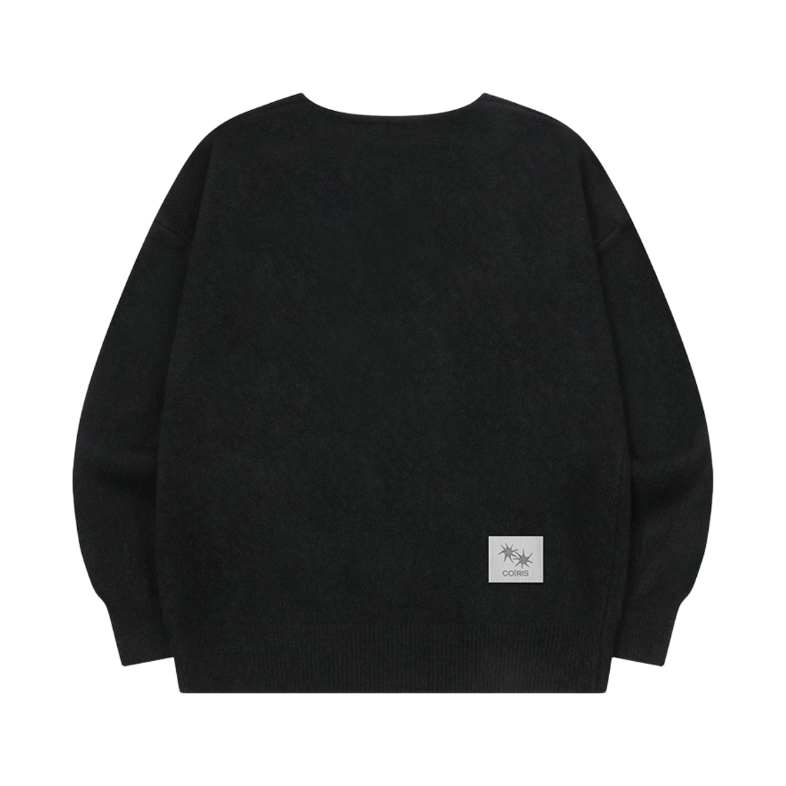 코이리스 노빈 브이넥 니트 블랙(Coiris Novin V-Neck Knit Black) - 2