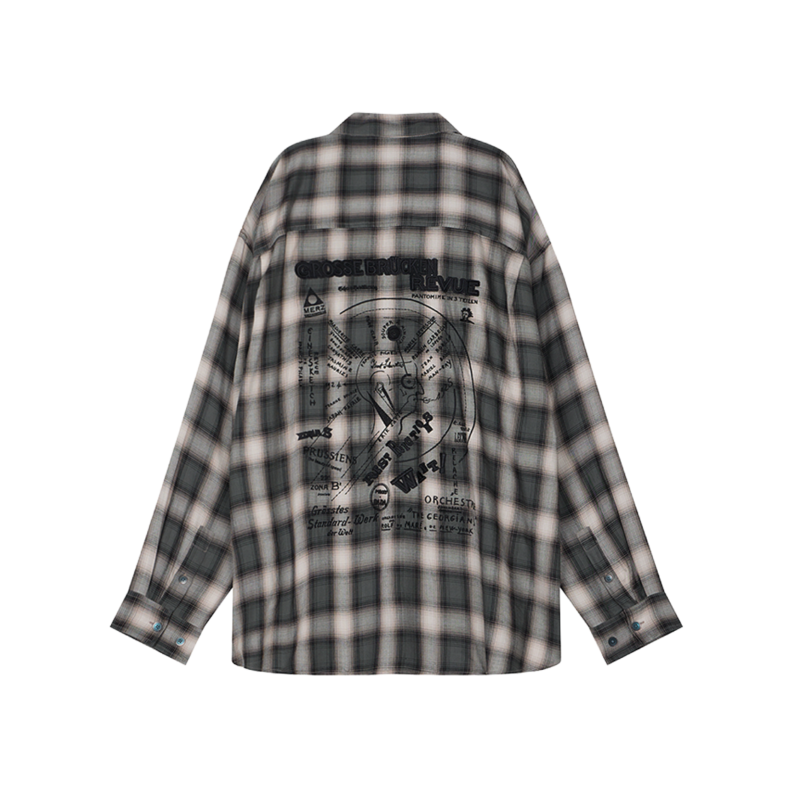 ZI2SH208KK ZIOSONGZIO Schwitters Check Shirt Khaki