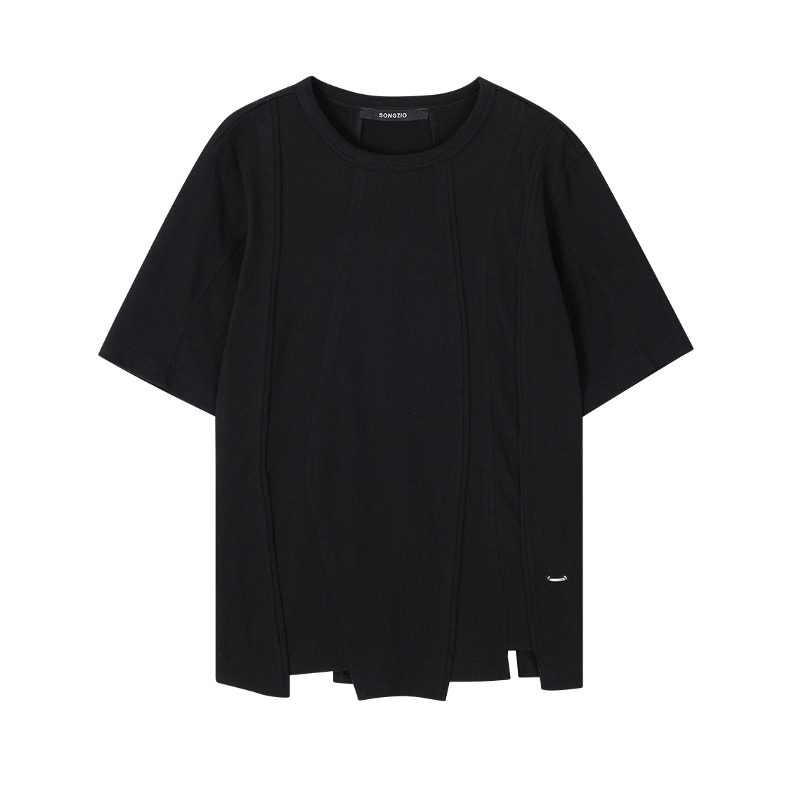 WI3TS750BK (W) SONGZIO COLLECTION Polyptych T Shirt Black