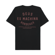 Deus Ex Machina Bordeaux College Address T-Shirt Black