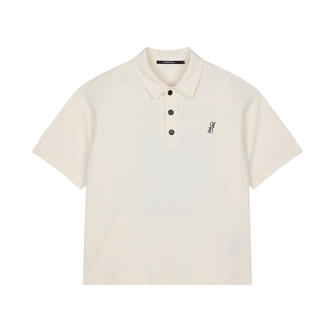 지오송지오 에곤쉴레 카라 티셔츠 크림 ZI3TS325CR(ZIOSONGZIO Egon Schiele Collared T-Shirt Cream) - 2