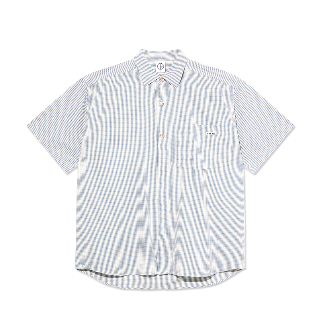 P000BLQB Polar Skate Co. Mitch Shirt Blue Check