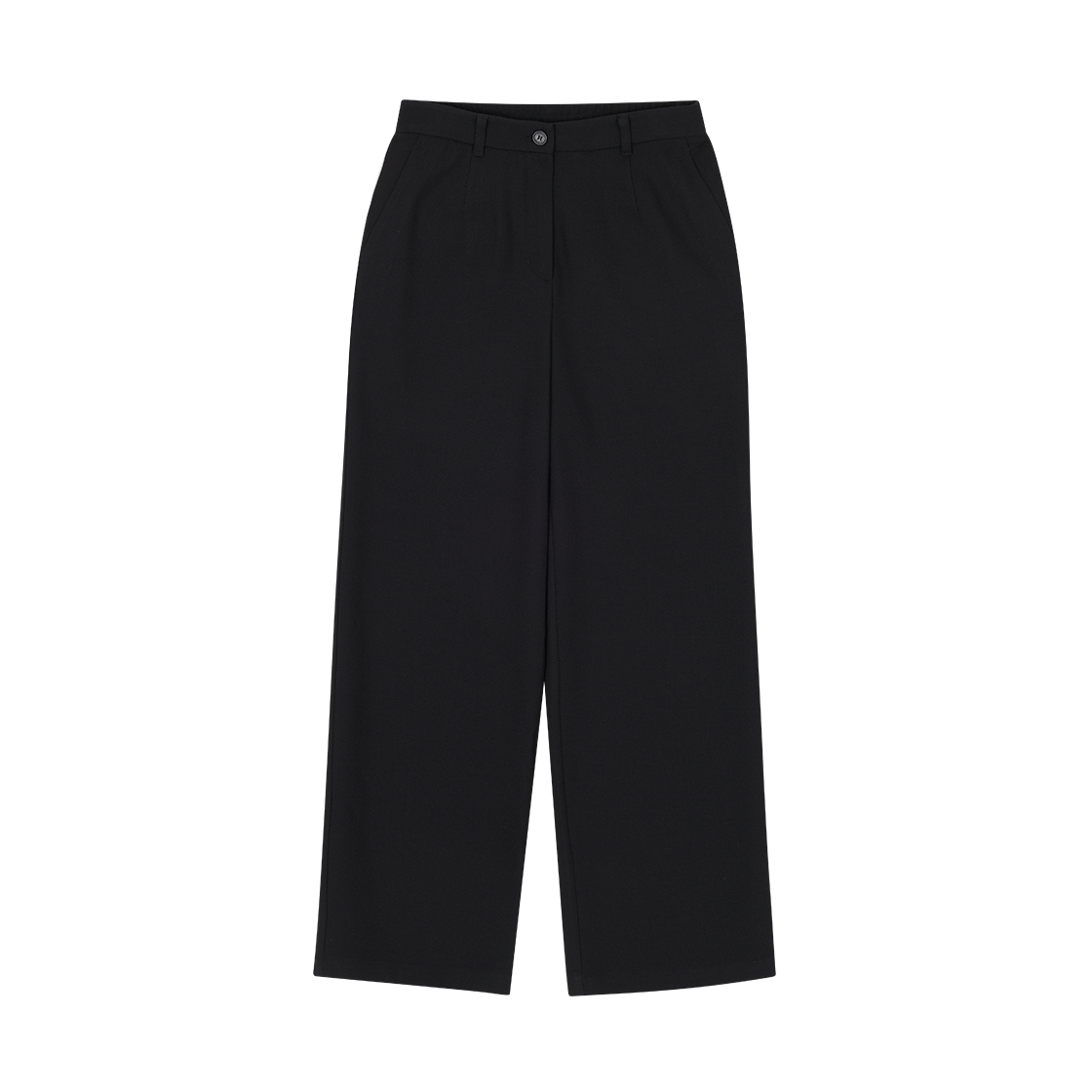 WI3PT314BK (W) SONGZIO Semi Flare Linen Pants Black