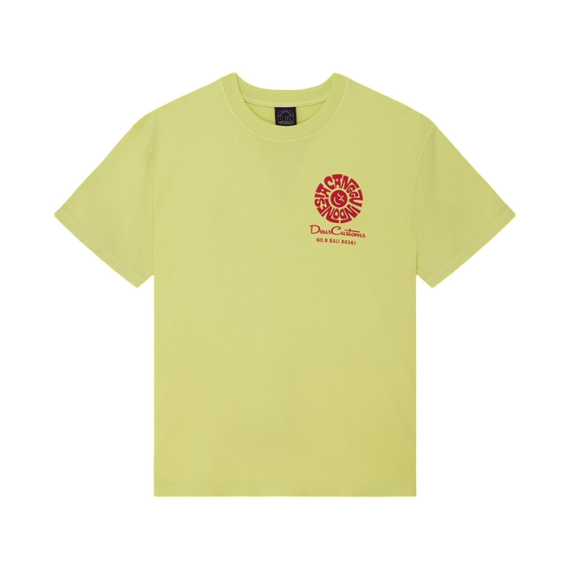 데우스 엑스 마키나 창구 어드레스 티셔츠 옐로우(Deus Ex Machina Canggu Address T-Shirt Yellow) - 2