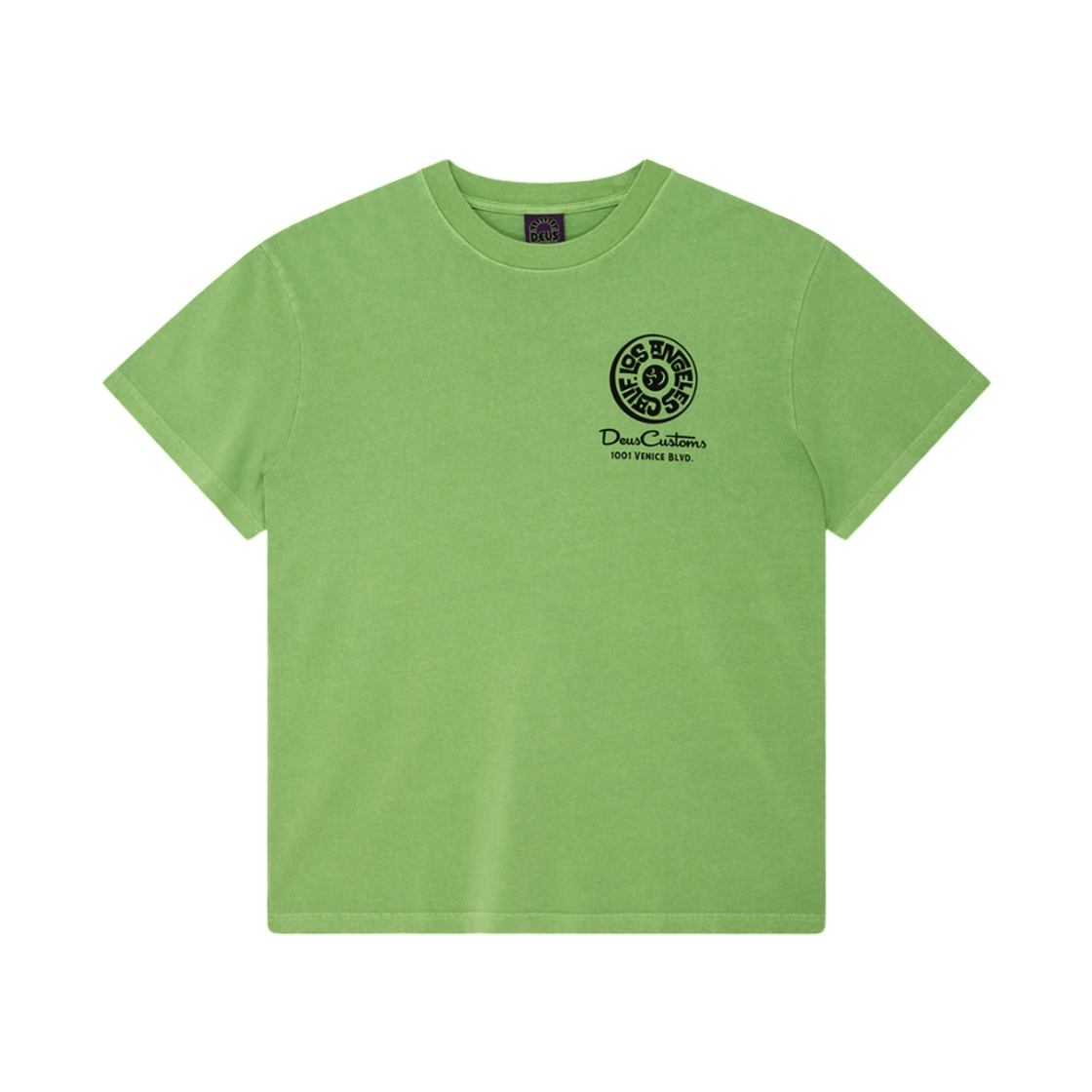 데우스 엑스 마키나 로스 마켓 어드레스 티셔츠 그린(Deus Ex Machina Los Angeles Address T-Shirt Green) - 2