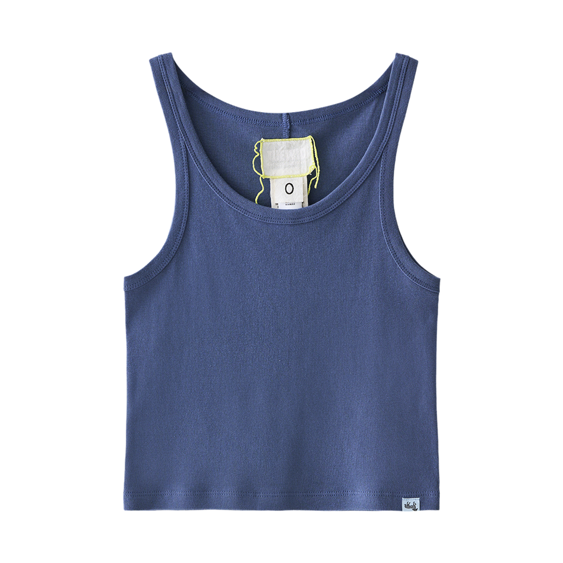 투위드 립 탱크탑나시 블루(Tuewid Ribbed Sleeveless Tank Top In Denim Blue) - 2