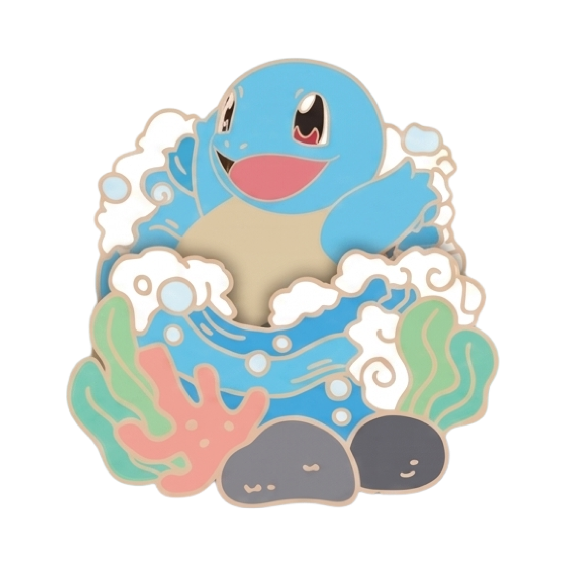 포켓몬 x 이삭토스트 메탈 뱃지 꼬부기 (개봉)(Pokemon x Isaac Toast Metal Badge Squirtle (Opened)) - 1
