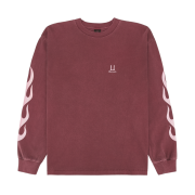 G-DRAGON Ubermensch Long Sleeved T-Shirts Burgundy