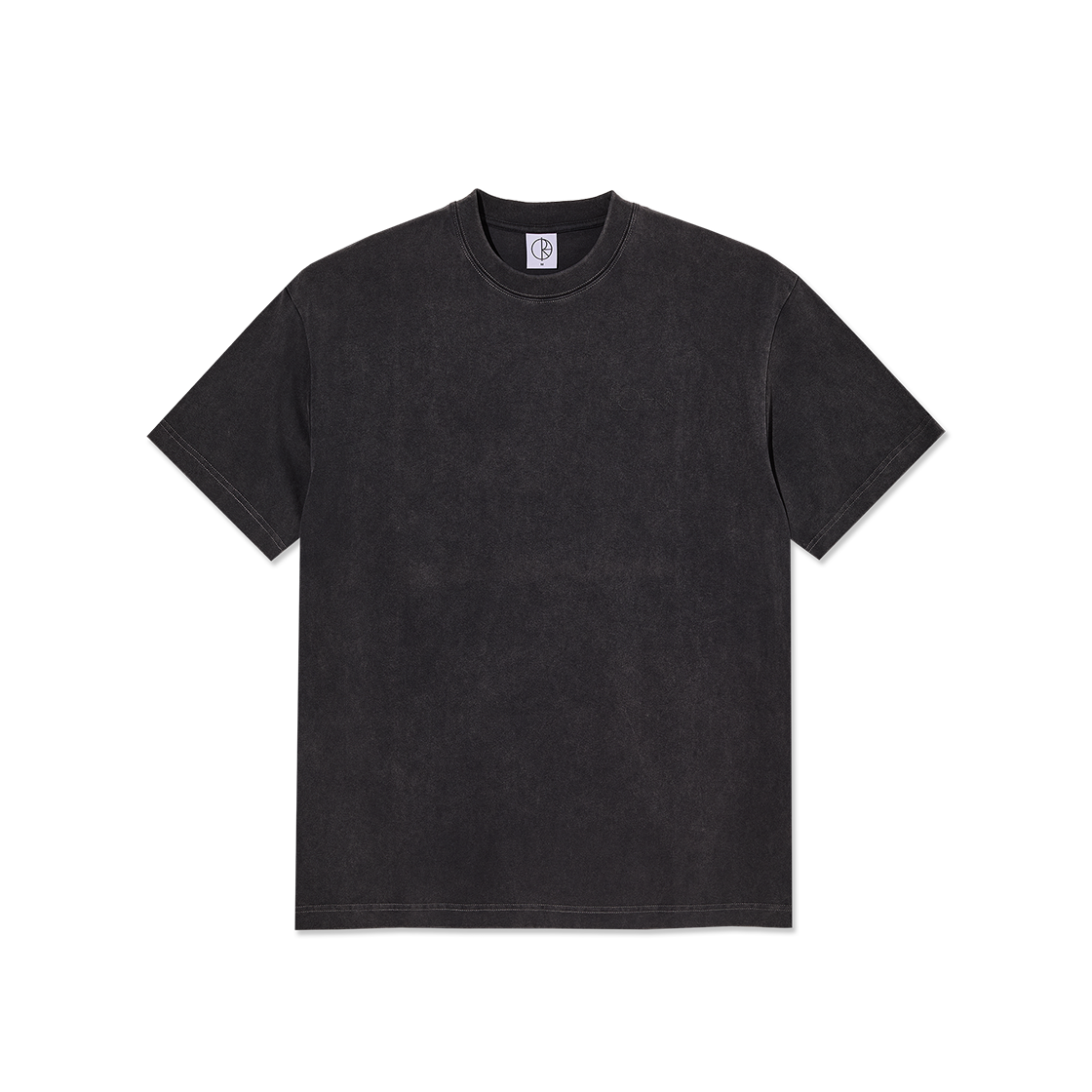 폴라스케이트 콘트라스트 티 스트로크 로고 실버 블랙/블랙(Polar Skate Co. Contrast Tee Stroke Logo Silver Black/Black) - 2