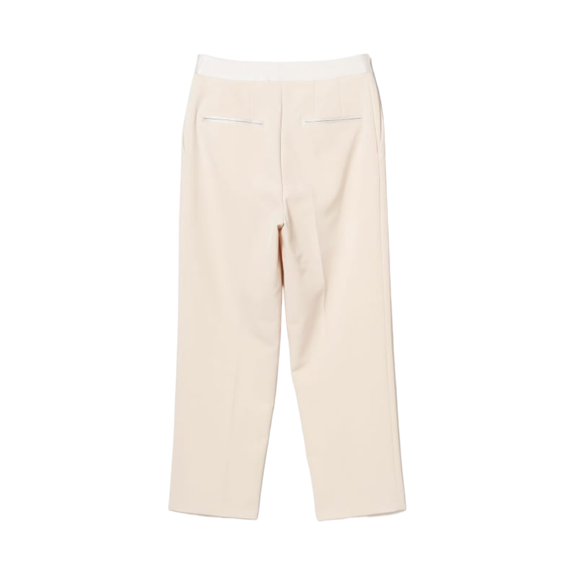 (W) 데미 럭스 빔즈 스트레이트 크리스 팬츠 아이보리((W) Demi-Luxe Beams Straight Crease Pants Ivory) - 2
