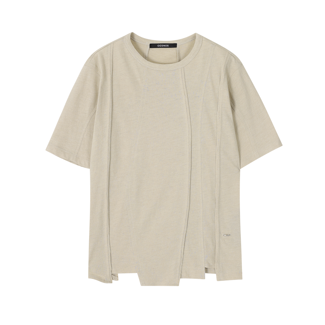 WI3TS751BE (W) SONGZIO COLLECTION Polyptych T Shirt Beige