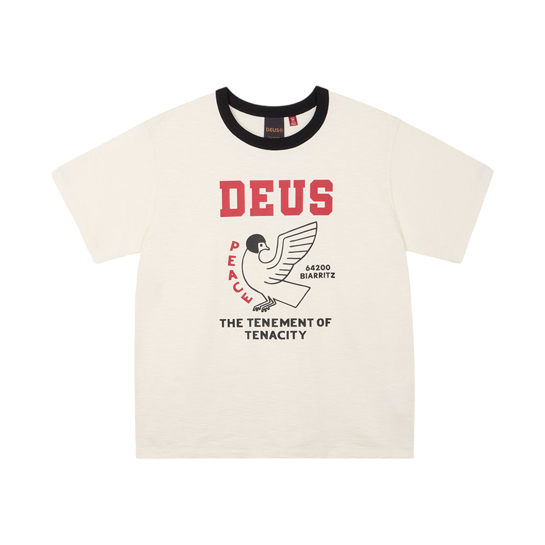 - Deus Ex Machina Buck Up T-Shirt Ivory