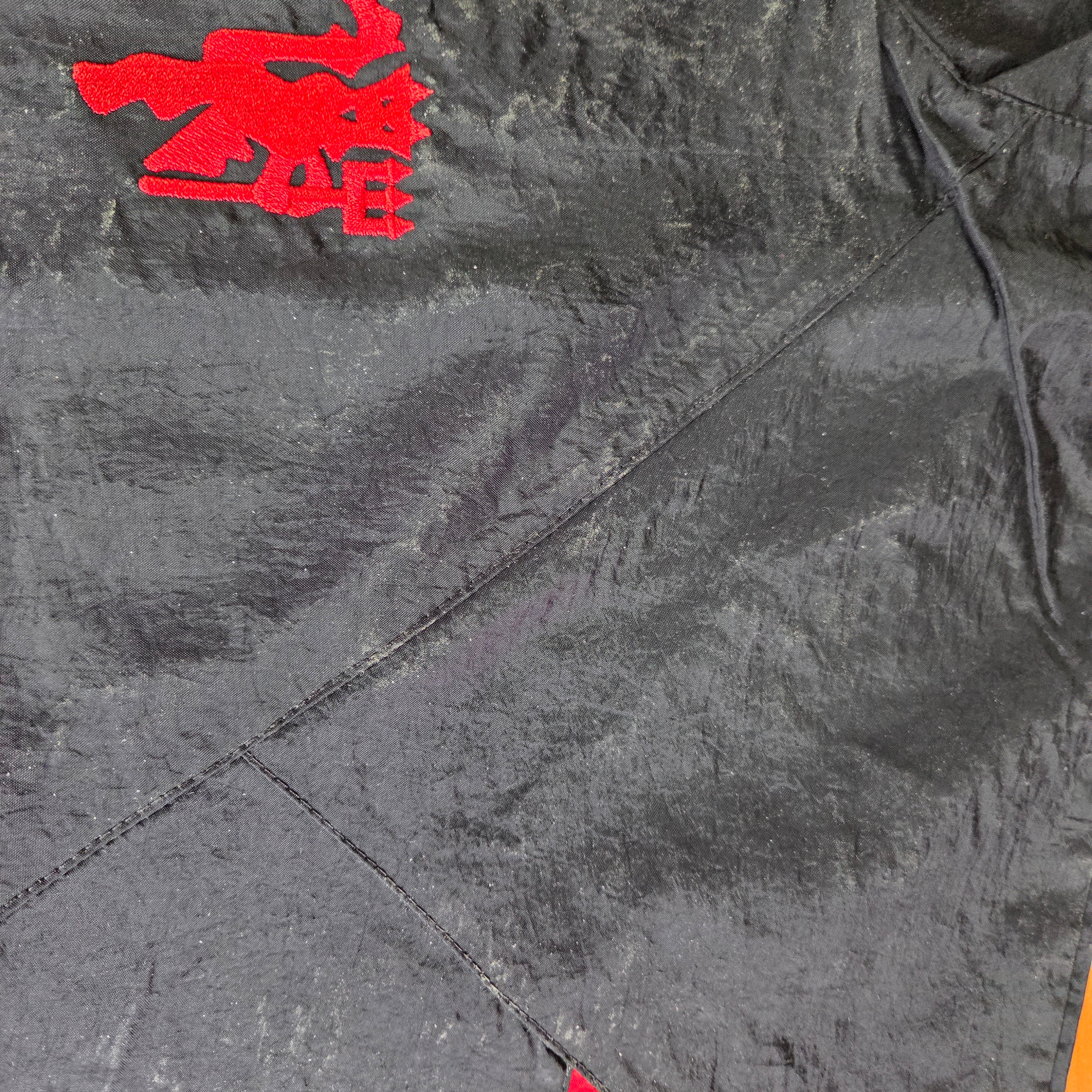 Adidas Manchester United Originals Track Top Black Red - KR Sizing 착용 스타일 - 1