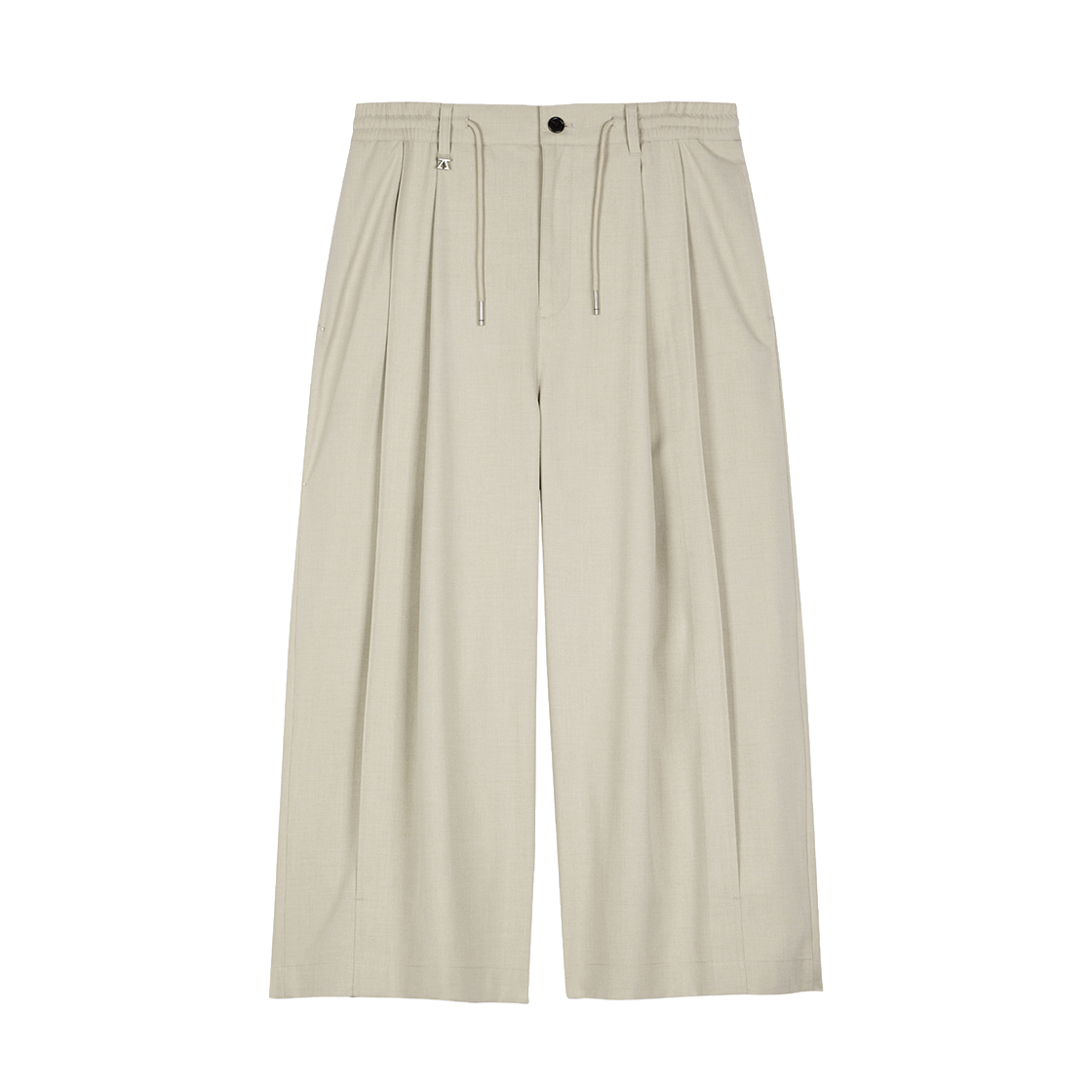 ZI2PT208BE ZIOSONGZIO Wide Crop Pants Beige