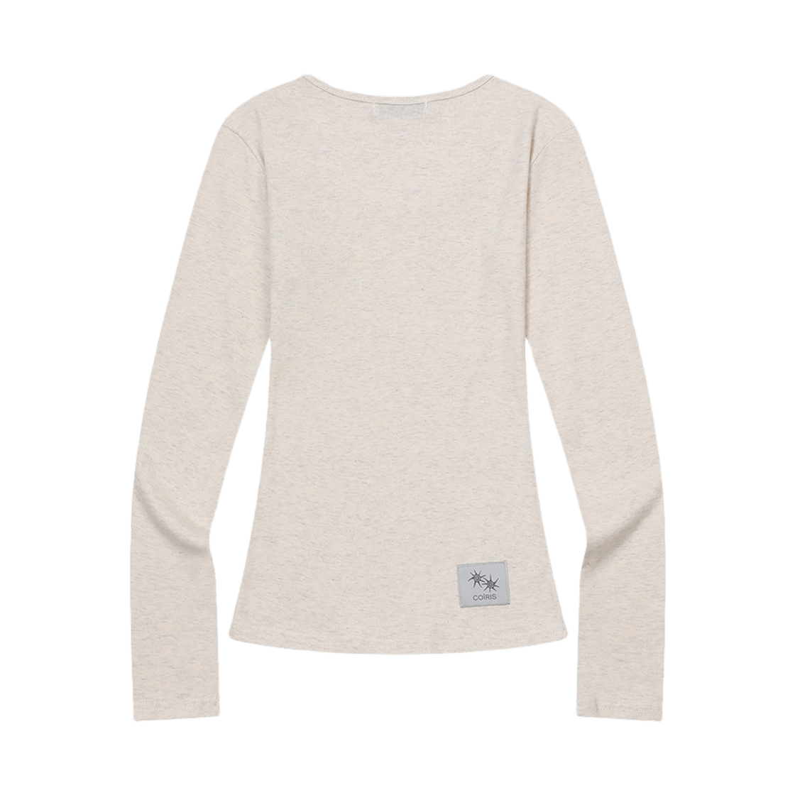 코이리스 델키 미디 롱 슬리브 티 베이지(Coiris Delki Midi Long Sleeve T Beige) - 2